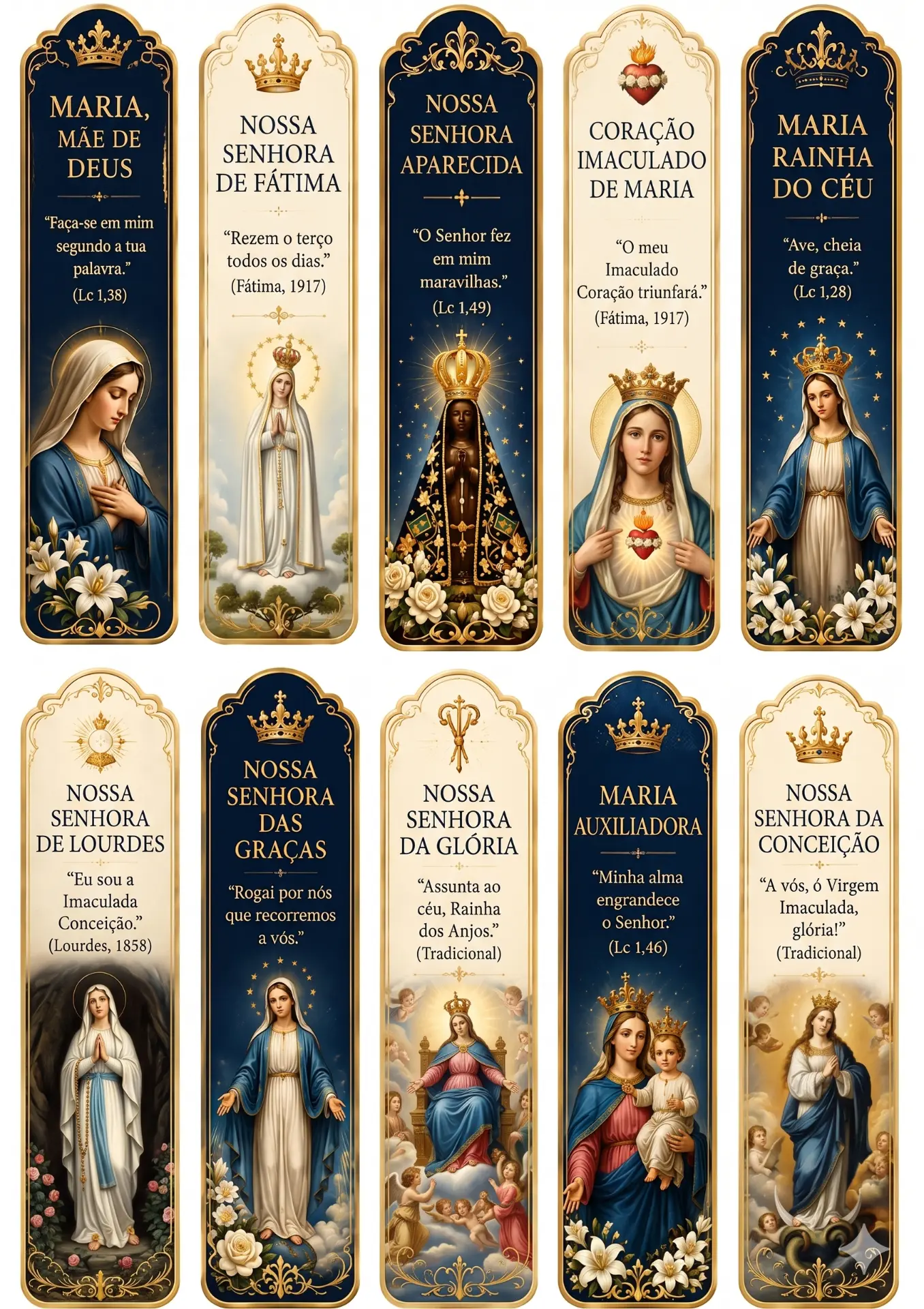 Marcadores católicos da categoria 👑 Maria Rainha