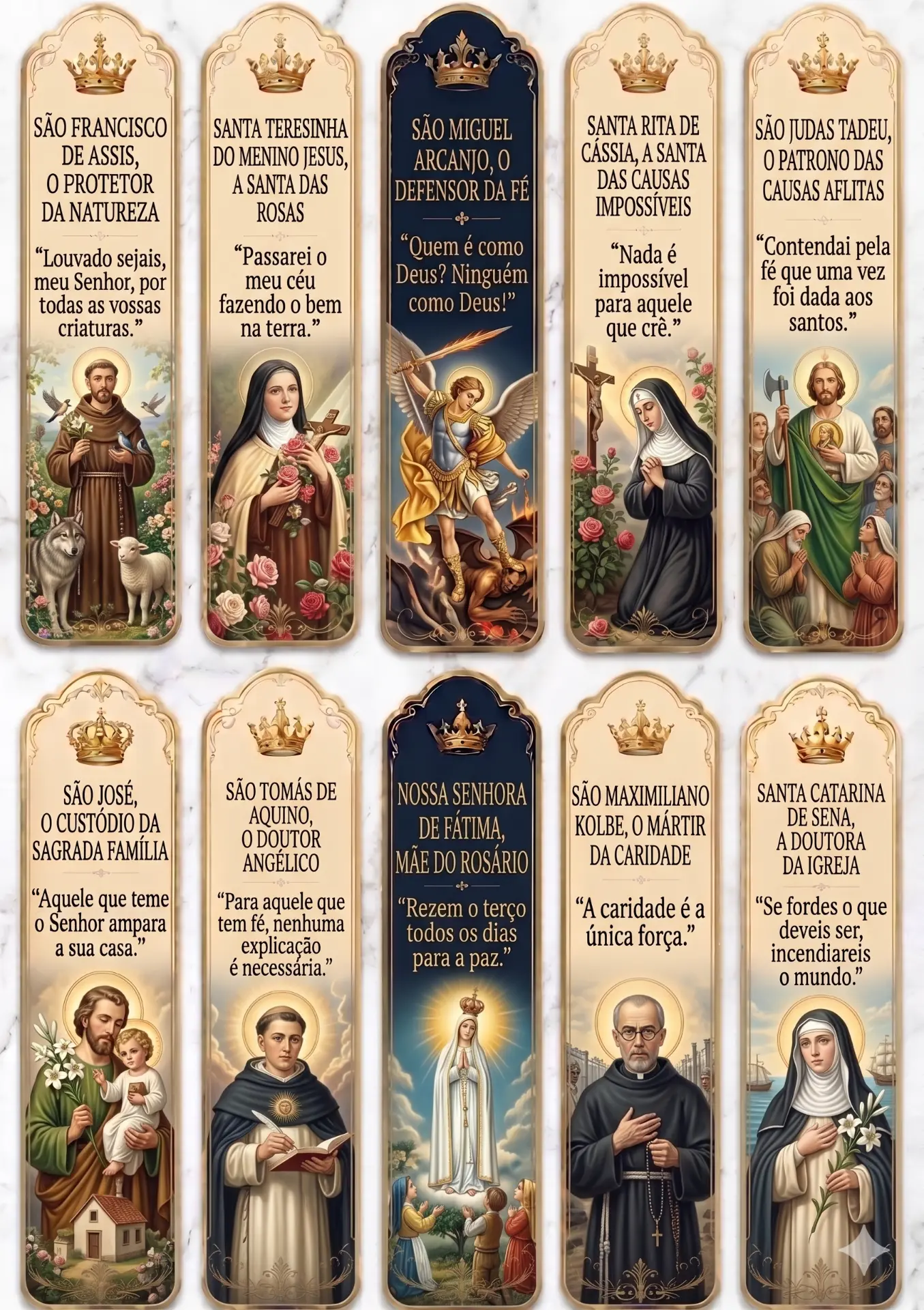 Marcadores católicos da categoria ⛪ Santos e Santas