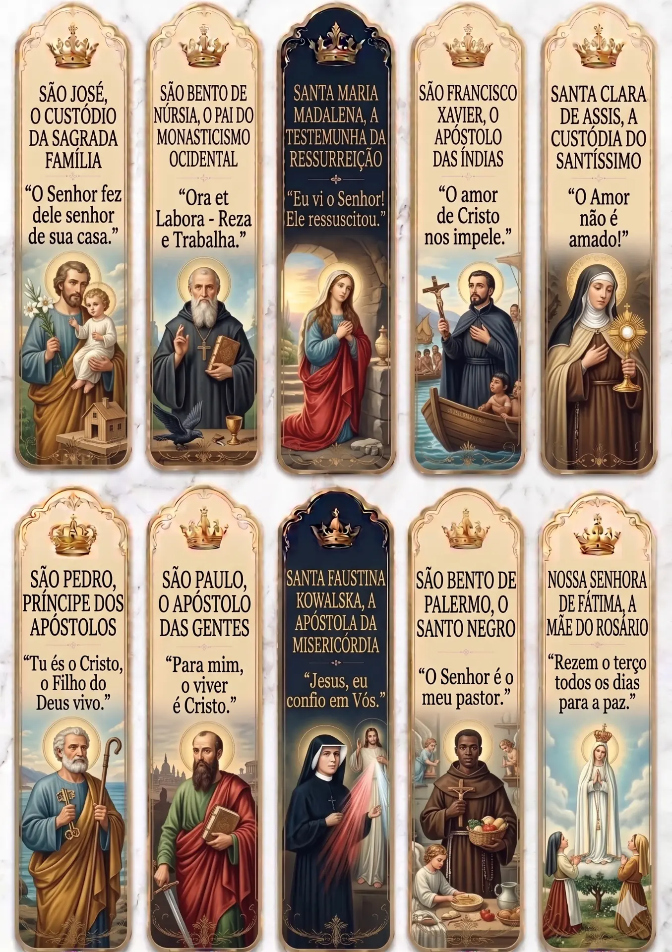 Marcadores católicos da categoria ⛪ Santos e Santas
